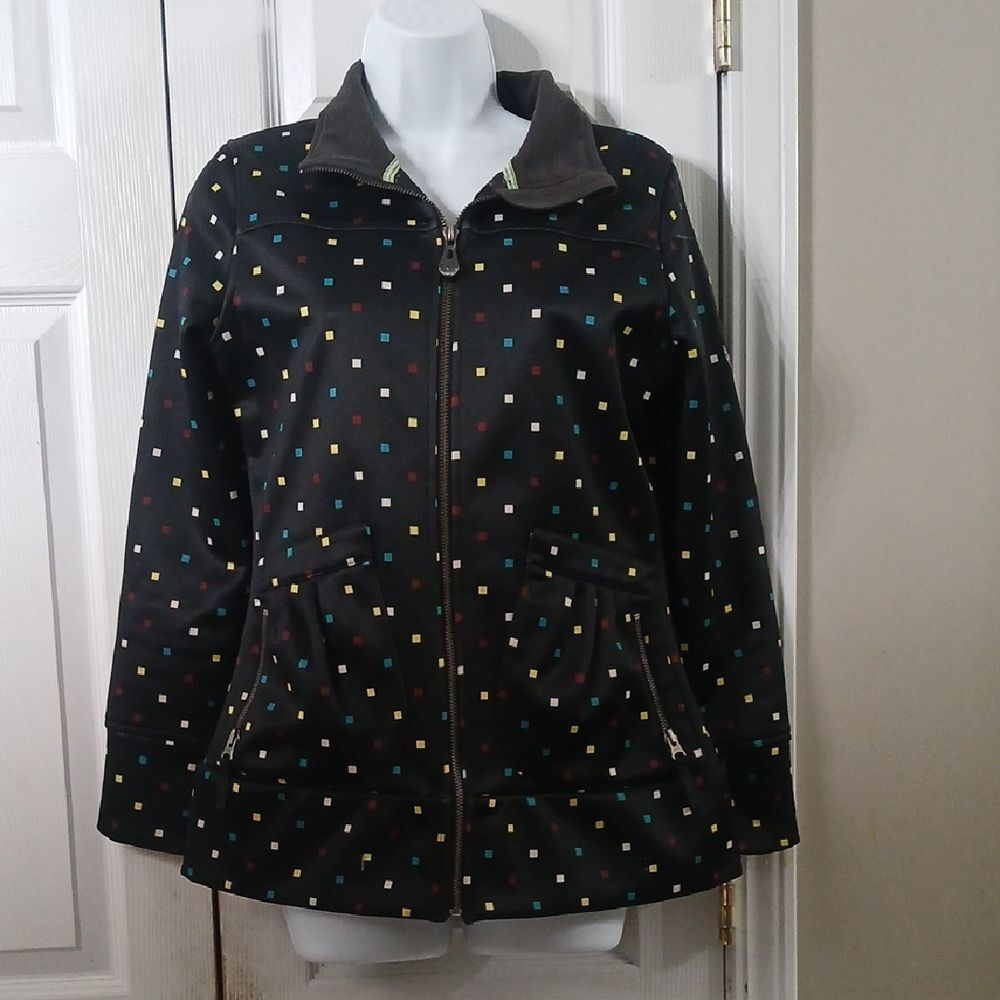 Burton Dry Ride Stylish Black Multicolor Women's Snow Ski Jacket Sz S NWOT